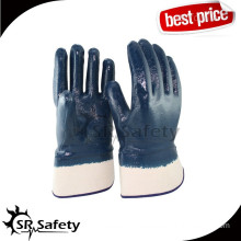 SRSAFETY heavy duty hand glove nitrile glove for good grip